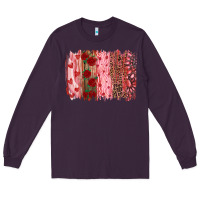 Plum valentine's day brushstrokes Long Sleeve Tee - RanaPortraitStore