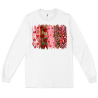 White valentine's day brushstrokes Long Sleeve Tee - RanaPortraitStore