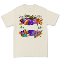 Bone halloween nurse pumpkin custom name Premium Tee - NancyCooperArtShop
