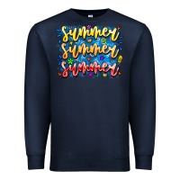 Navy Summer Summer Summer Premium Sweatshirt - CowhideDigitalArt