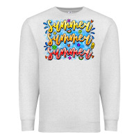 Oatmeal Heather Summer Summer Summer Premium Sweatshirt - CowhideDigitalArt