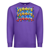 Purple Summer Summer Summer Premium Sweatshirt - CowhideDigitalArt