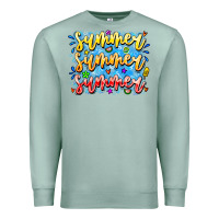 Seafoam Summer Summer Summer Premium Sweatshirt - CowhideDigitalArt