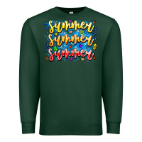 Sports Green Summer Summer Summer Premium Sweatshirt - CowhideDigitalArt