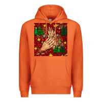 Carrot christmas nails and trees with leopard and plaid seamless pattern bbs Premium Hoodie - BundleAndBundleShop