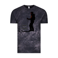 Cloud Black nighttime ski adventure Vintage Tee - tuanDangUi