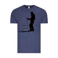 Vintage Denim nighttime ski adventure Vintage Tee - tuanDangUi