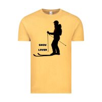 Vintage Mustard nighttime ski adventure Vintage Tee - tuanDangUi