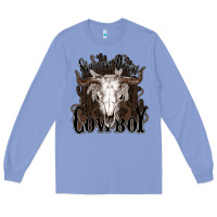 Colony Blue Simmer down Cowboy Long Sleeve Tee - HowdyJamesFarm