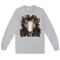 Moon Dust Simmer down Cowboy Long Sleeve Tee - HowdyJamesFarm