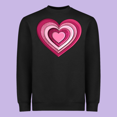 Sweet Heart Olivia Heavyweight Sweatshirt Designed By Oliviacreatesart