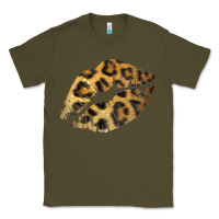 Army Green Leopard Lips Classic Tee - Bettercallsaul