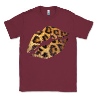 Burgundy Leopard Lips Classic Tee - Bettercallsaul