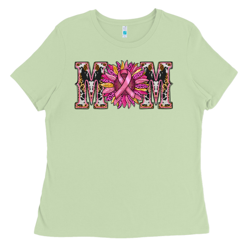 Cancer Sunflower Mom Ladies Tee by RanaPortraitStore | Teevron