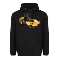 Black Compactor Illustrations Heavyweight Hoodie - LillyAllenDesigns
