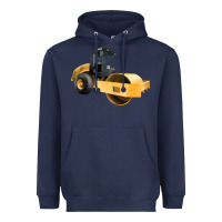 Navy Compactor Illustrations Heavyweight Hoodie - LillyAllenDesigns