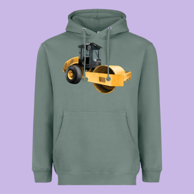 Compactor Illustrations Heavyweight Hoodie Designed By Lillyallendesigns