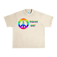 Sandshell Peace Out Urban Heavy Tee - Bettercallsaul