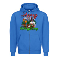 True Royal merry everything Zipper Hoodie - BundleAndBundleShop