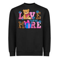 Black love you more olivia Heavyweight Sweatshirt - OliviaCreatesArt