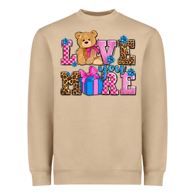 Love You More Olivia Heavyweight Sweatshirt by OliviaCreatesArt | Teevron