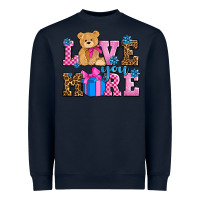 Navy love you more olivia Heavyweight Sweatshirt - OliviaCreatesArt