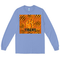 Colony Blue tiger paws Long Sleeve Tee - TumblerDesignByShophia