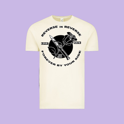 Reverse ın Reverse Love Hate Forever By Your Sıde Vintage Tee Designed By Bettercallsaul