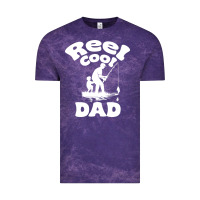 Cloud Purple Reel Cool Dad fathers day fishing adventure Vintage Tee - tuanDangUi