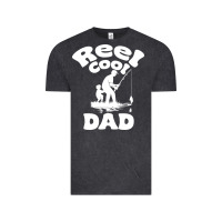 Vintage Black Reel Cool Dad fathers day fishing adventure Vintage Tee - tuanDangUi
