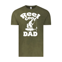 Vintage Olive Reel Cool Dad fathers day fishing adventure Vintage Tee - tuanDangUi
