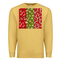 Antique Gold summer fruits Premium Sweatshirt - CowhideDigitalArt