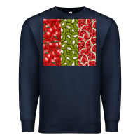 Navy summer fruits Premium Sweatshirt - CowhideDigitalArt