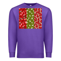 Purple summer fruits Premium Sweatshirt - CowhideDigitalArt