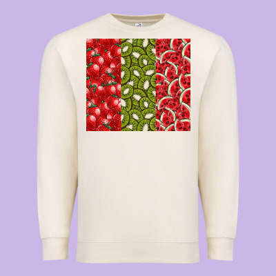 Summer Fruits Premium Sweatshirt Designed By Cowhidedigitalart
