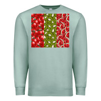 Seafoam summer fruits Premium Sweatshirt - CowhideDigitalArt
