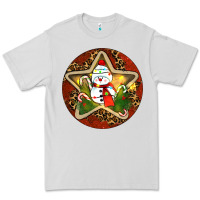Dove Grey Snowman Christmas Premium Tee - RanaPortraitStore