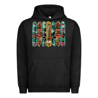 Pigment Black football serape cowhide turquoise glitter  brushstrokes Urban Hoodie - Artiststas