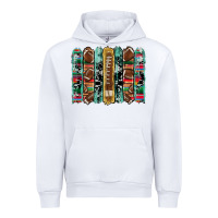 White football serape cowhide turquoise glitter  brushstrokes Urban Hoodie - Artiststas