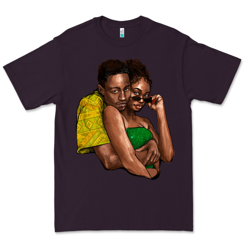 Black Couple Premium Tee by NancyCooperArtShop | Teevron