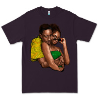 Plum black couple Premium Tee - NancyCooperArtShop