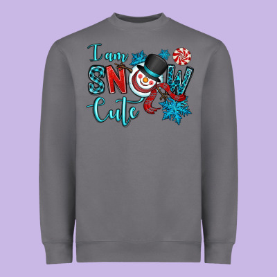 I Am Snow Cute Heavyweight Sweatshirt Designed By Oliviacreatesart
