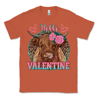Copper hello valentine highland cow Classic Tee - RanaPortraitStore