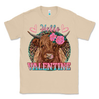 Mushroom hello valentine highland cow Classic Tee - RanaPortraitStore