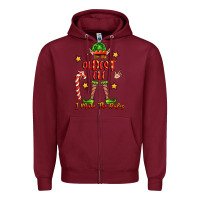 Burgundy im the oldest elf i make the rules Zipper Hoodie - FaDigitalArtStudio