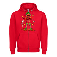 Red im the oldest elf i make the rules Zipper Hoodie - FaDigitalArtStudio
