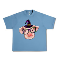 Pebble Blue pig with halloween Urban Heavy Tee - RanaPortraitStore