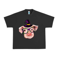 Pigment Black pig with halloween Urban Heavy Tee - RanaPortraitStore