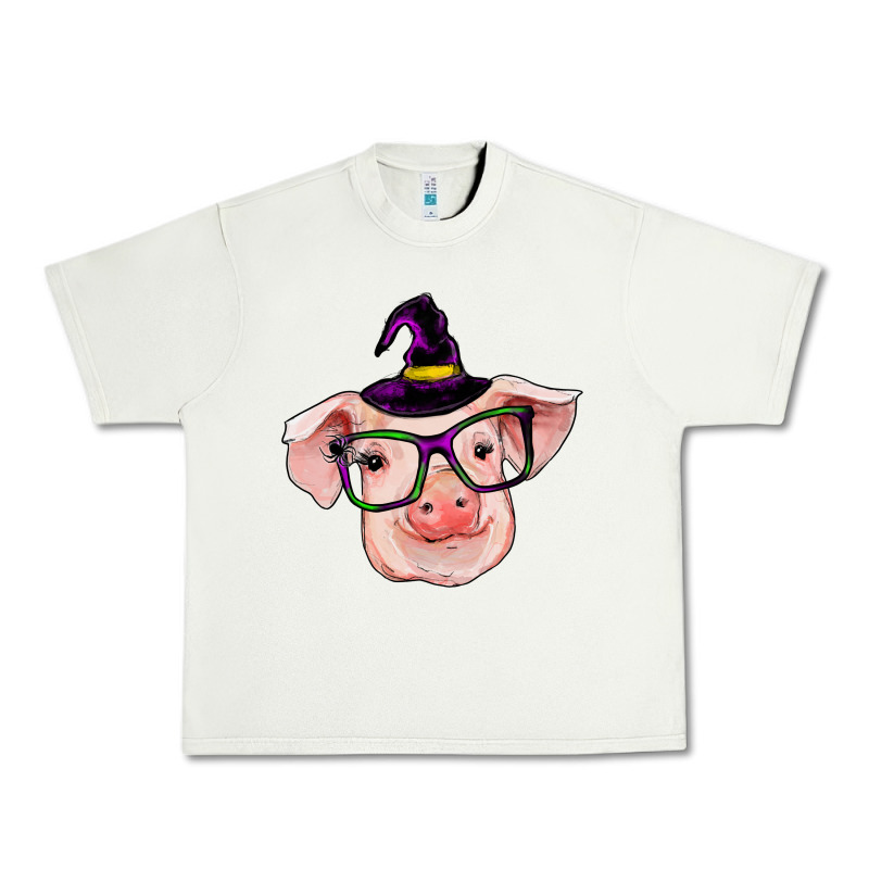 Pig With Halloween Urban Heavy Tee by RanaPortraitStore | Teevron