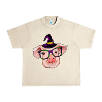 Sandshell pig with halloween Urban Heavy Tee - RanaPortraitStore